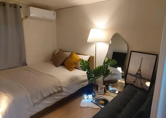 Appartement Samsung Jungang Station 2 Minutes! Coex 3 Minutes!